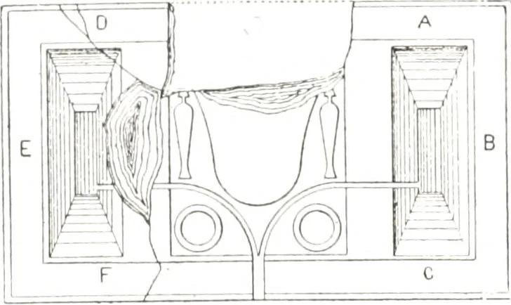An illustration from Tables d'offrandes, 1906, leaf 61