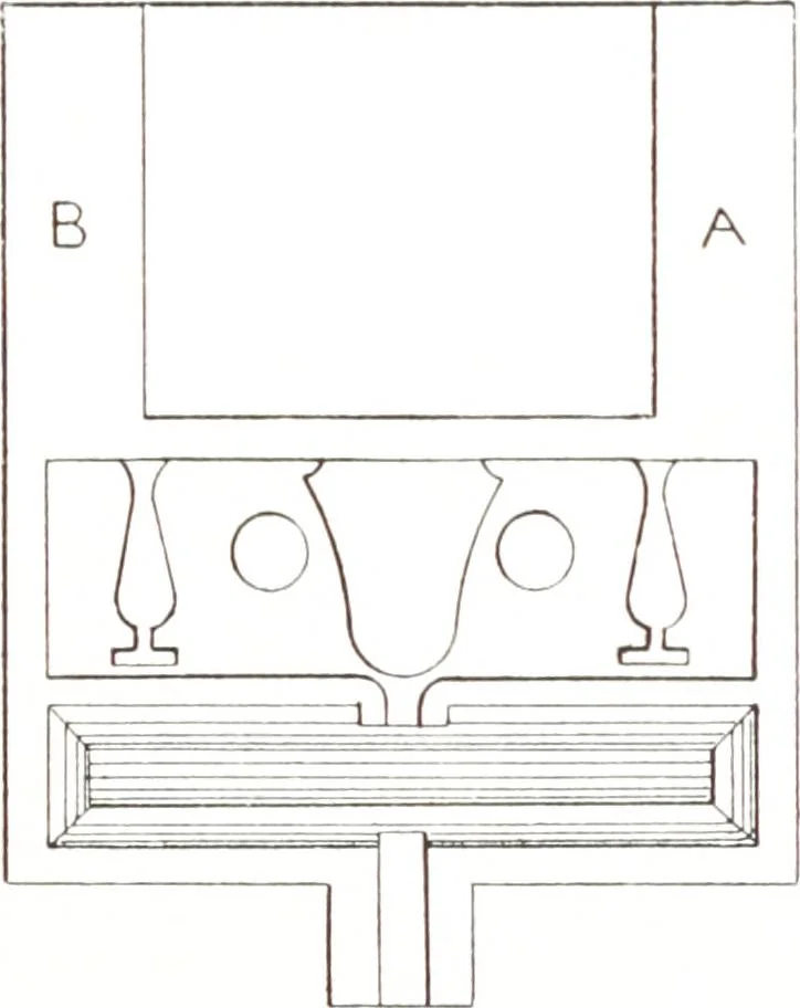 An illustration from Tables d'offrandes, 1906, leaf 70