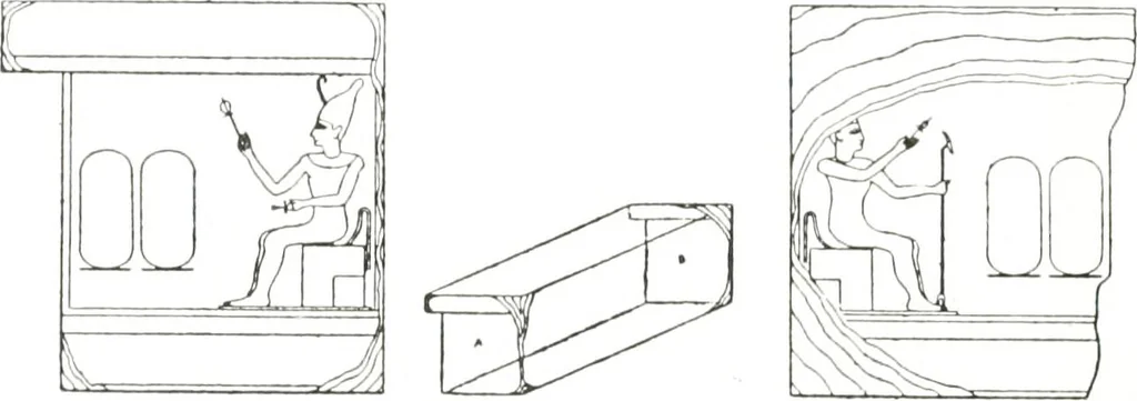 An illustration from Tables d'offrandes, 1906, leaf 91
