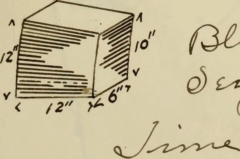 An illustration from Tables for estimating amount and cost of materials and labor for stone, brick and plaster work, 1901, leaf 76