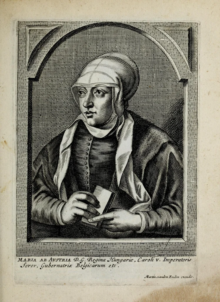 An illustration from Tabula chronologica, sive, Ducum Lotharingiae, Brabantiae, Limburgi &c. et gubernatorum ac archistrategorum eorundem ducatuum & ditionum continua series .., 1669, leaf 107