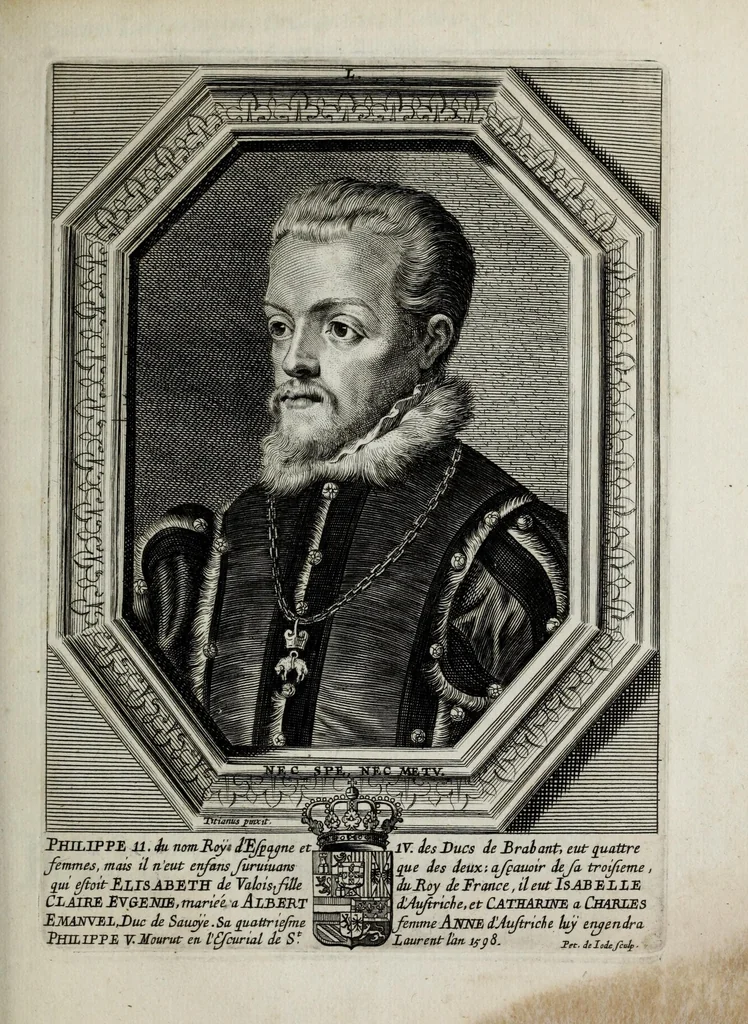 An illustration from Tabula chronologica, sive, Ducum Lotharingiae, Brabantiae, Limburgi &c. et gubernatorum ac archistrategorum eorundem ducatuum & ditionum continua series .., 1669, leaf 109