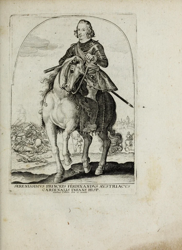 An illustration from Tabula chronologica, sive, Ducum Lotharingiae, Brabantiae, Limburgi &c. et gubernatorum ac archistrategorum eorundem ducatuum & ditionum continua series .., 1669, leaf 161
