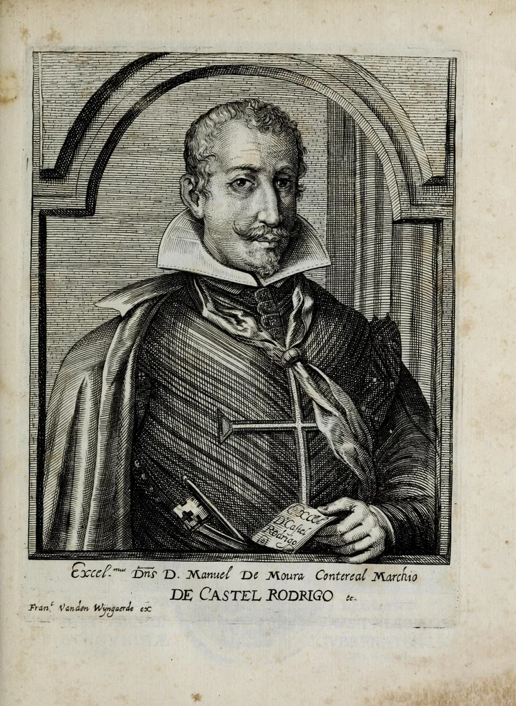 An illustration from Tabula chronologica, sive, Ducum Lotharingiae, Brabantiae, Limburgi &c. et gubernatorum ac archistrategorum eorundem ducatuum & ditionum continua series .., 1669, leaf 167