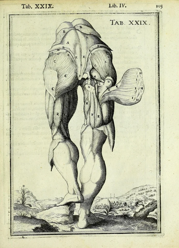 An illustration from Tabulae anatomicae LXXIIX, 1632, leaf 109