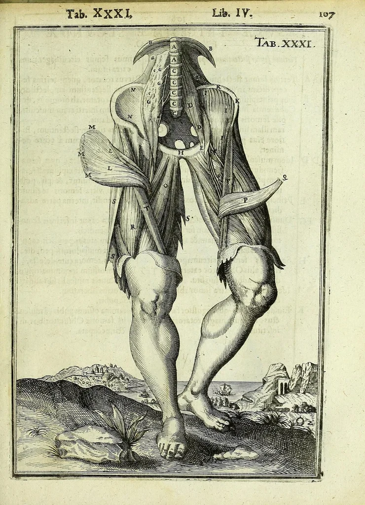 An illustration from Tabulae anatomicae LXXIIX, 1632, leaf 113