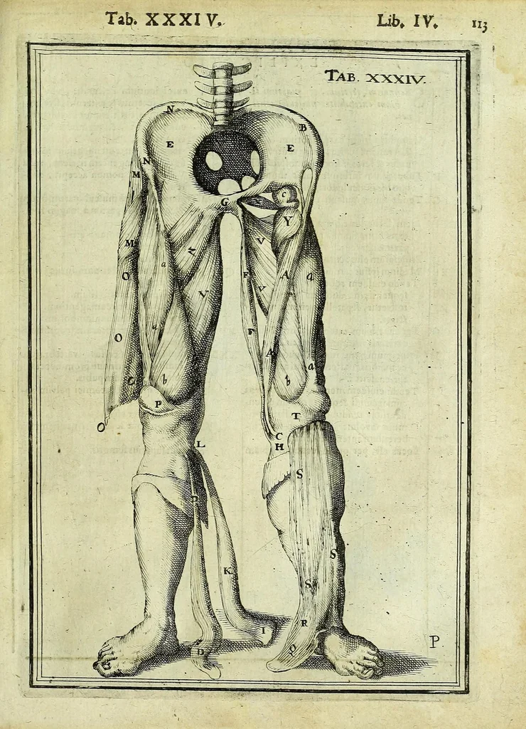 An illustration from Tabulae anatomicae LXXIIX, 1632, leaf 119