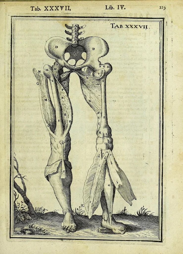 An illustration from Tabulae anatomicae LXXIIX, 1632, leaf 125