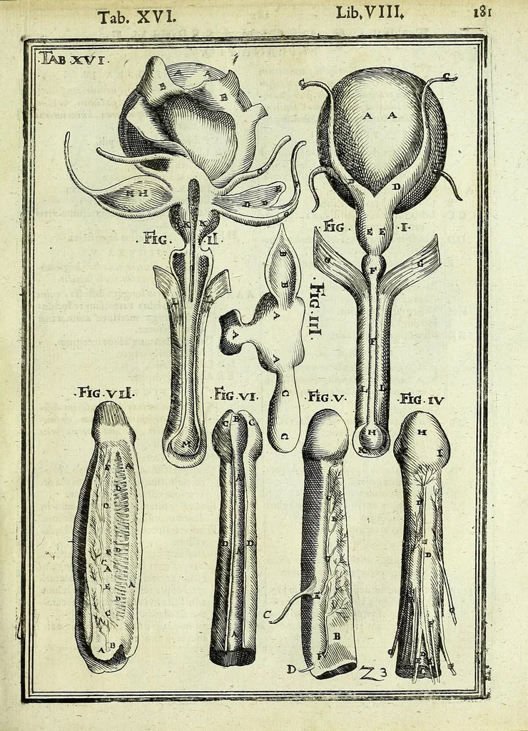 An illustration from Tabulae anatomicae LXXIIX, 1632, leaf 187