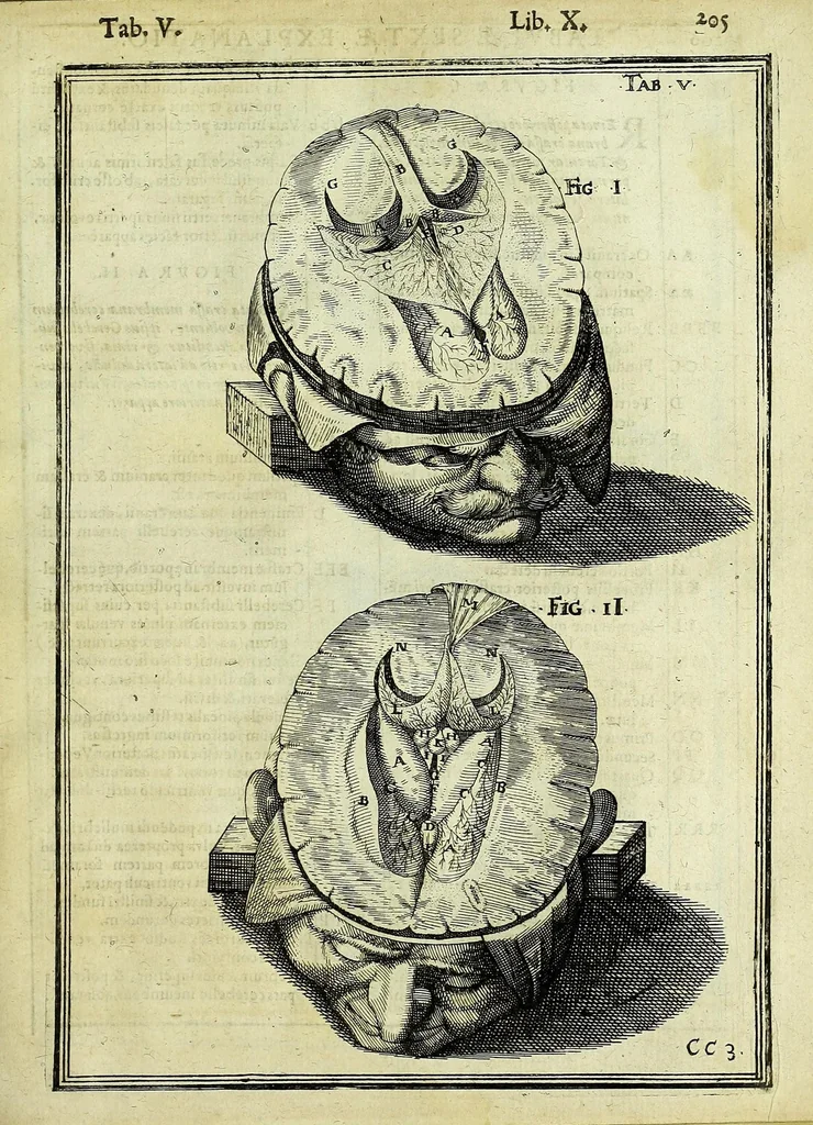 An illustration from Tabulae anatomicae LXXIIX, 1632, leaf 211