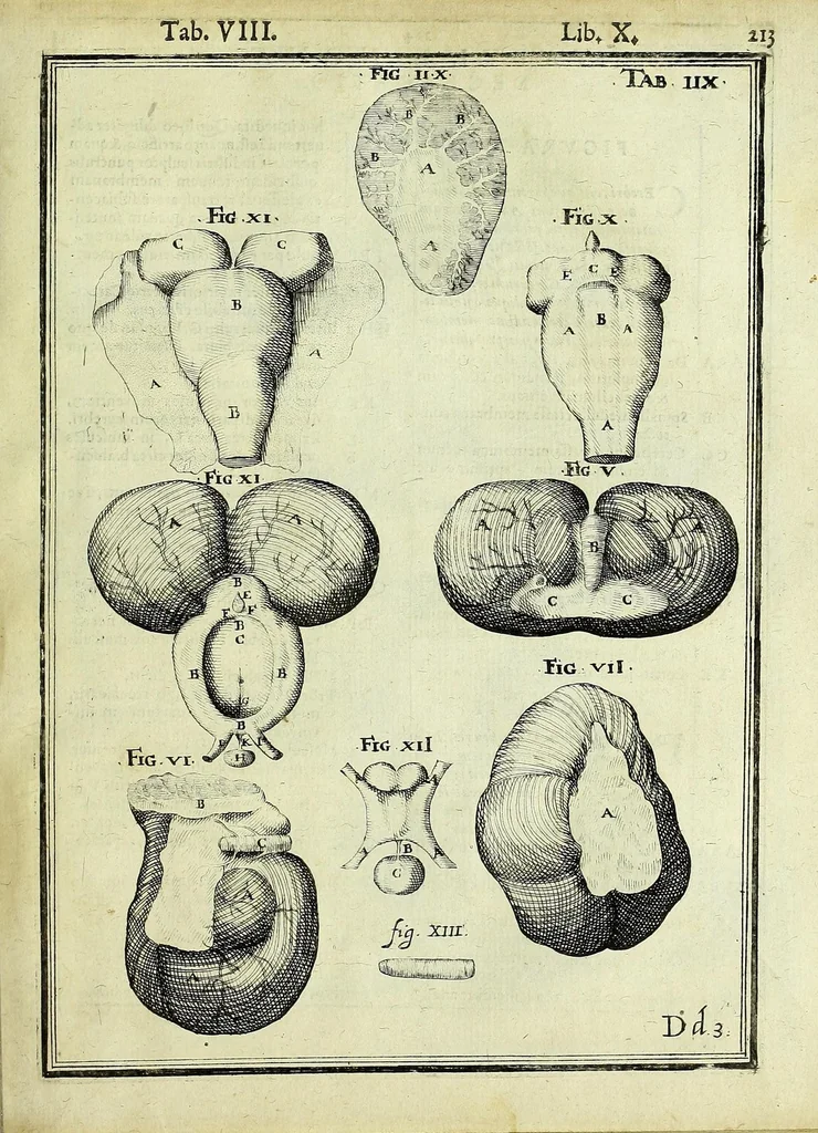 An illustration from Tabulae anatomicae LXXIIX, 1632, leaf 219
