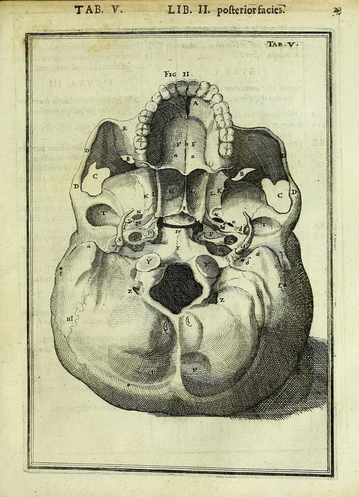 An illustration from Tabulae anatomicae LXXIIX, 1632, leaf 29