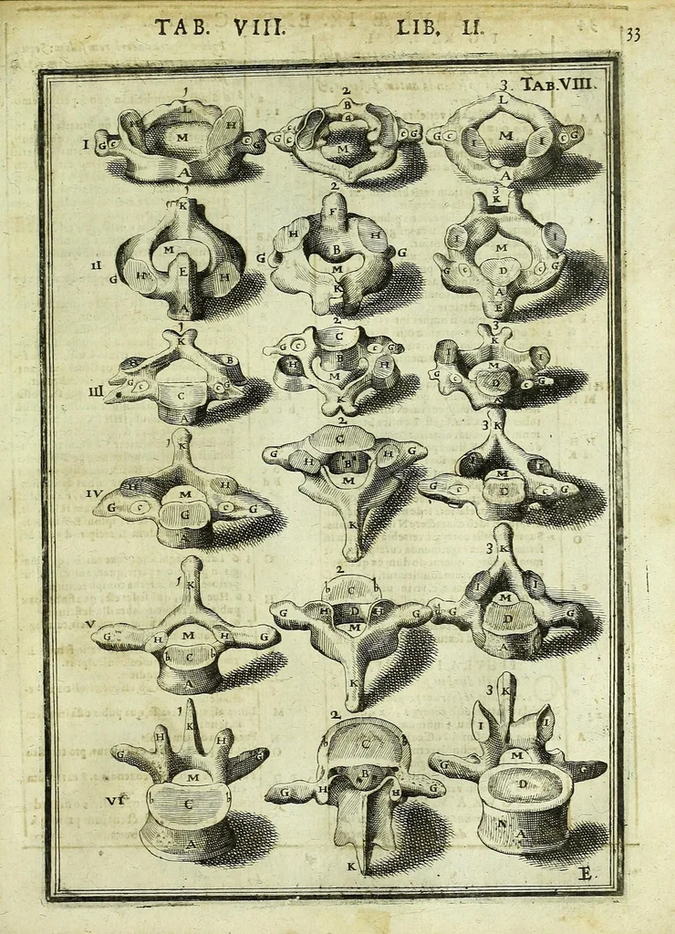 An illustration from Tabulae anatomicae LXXIIX, 1632, leaf 39