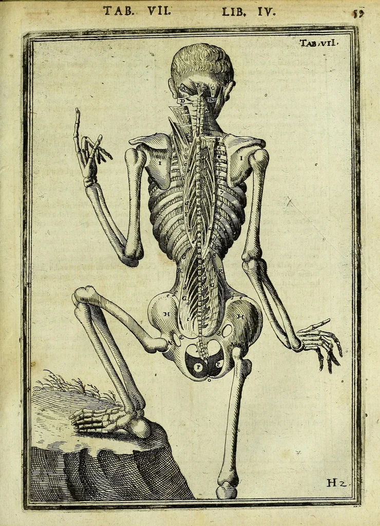 An illustration from Tabulae anatomicae LXXIIX, 1632, leaf 65