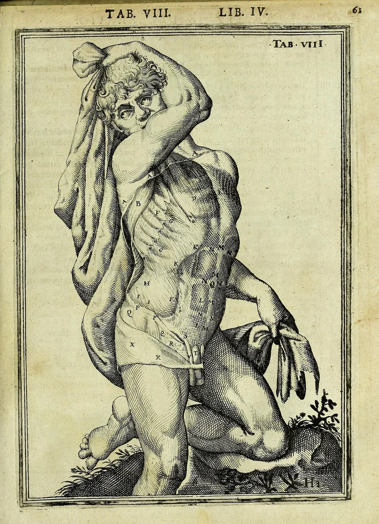 An illustration from Tabulae anatomicae LXXIIX, 1632, leaf 67