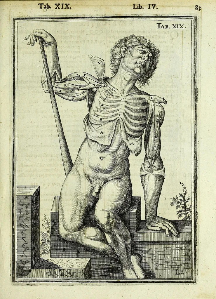 An illustration from Tabulae anatomicae LXXIIX, 1632, leaf 89