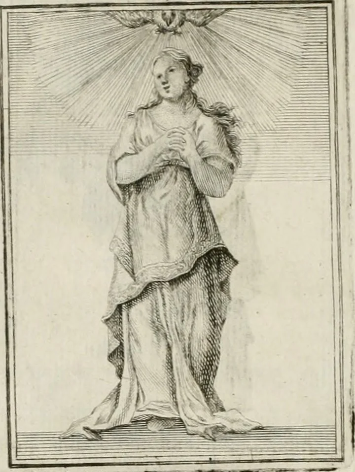 An illustration from Tafereel van overdeftige zinnebeelden : gemaelt naer de deuchden, ondeuchden, gemoetsdriften der menschen, straffen Godts, en zegeningen : eerst beschreven door Cesare Ripa, Pierius Valerianus, Orus Apollo, en anderen ..., 1722, leaf 33