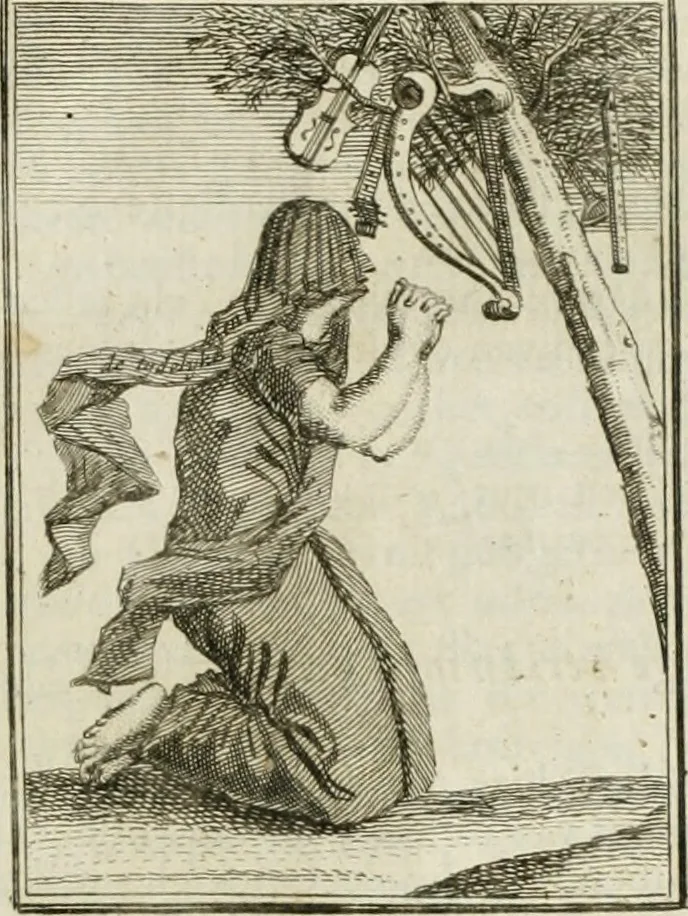 An illustration from Tafereel van overdeftige zinnebeelden : gemaelt naer de deuchden, ondeuchden, gemoetsdriften der menschen, straffen Godts, en zegeningen : eerst beschreven door Cesare Ripa, Pierius Valerianus, Orus Apollo, en anderen ..., 1722, leaf 420