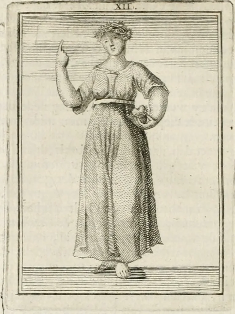 An illustration from Tafereel van overdeftige zinnebeelden : gemaelt naer de deuchden, ondeuchden, gemoetsdriften der menschen, straffen Godts, en zegeningen : eerst beschreven door Cesare Ripa, Pierius Valerianus, Orus Apollo, en anderen ..., 1722, leaf 71