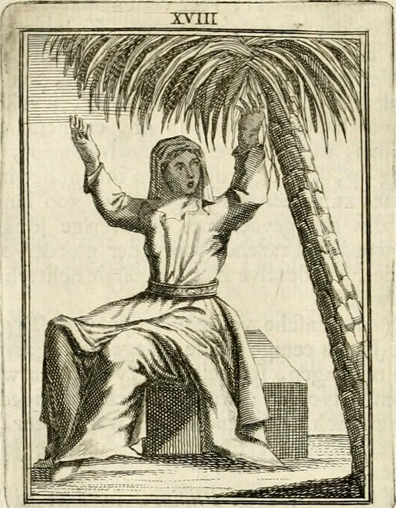 An illustration from Tafereel van overdeftige zinnebeelden : gemaelt naer de deuchden, ondeuchden, gemoetsdriften der menschen, straffen Godts, en zegeningen : eerst beschreven door Cesare Ripa, Pierius Valerianus, Orus Apollo, en anderen ..., 1722, leaf 101