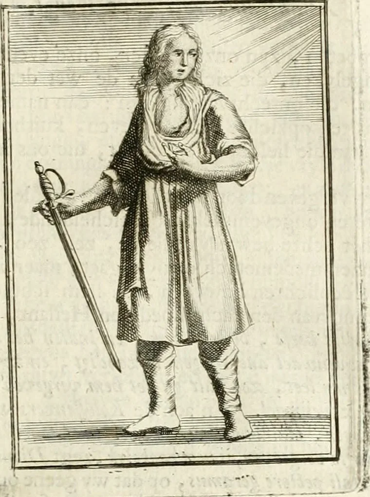 An illustration from Tafereel van overdeftige zinnebeelden : gemaelt naer de deuchden, ondeuchden, gemoetsdriften der menschen, straffen Godts, en zegeningen : eerst beschreven door Cesare Ripa, Pierius Valerianus, Orus Apollo, en anderen ..., 1722, leaf 106