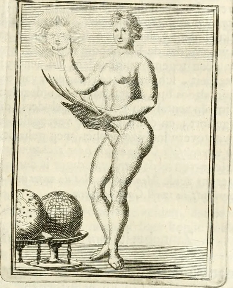 An illustration from Tafereel van overdeftige zinnebeelden : gemaelt naer de deuchden, ondeuchden, gemoetsdriften der menschen, straffen Godts, en zegeningen : eerst beschreven door Cesare Ripa, Pierius Valerianus, Orus Apollo, en anderen ..., 1722, leaf 114