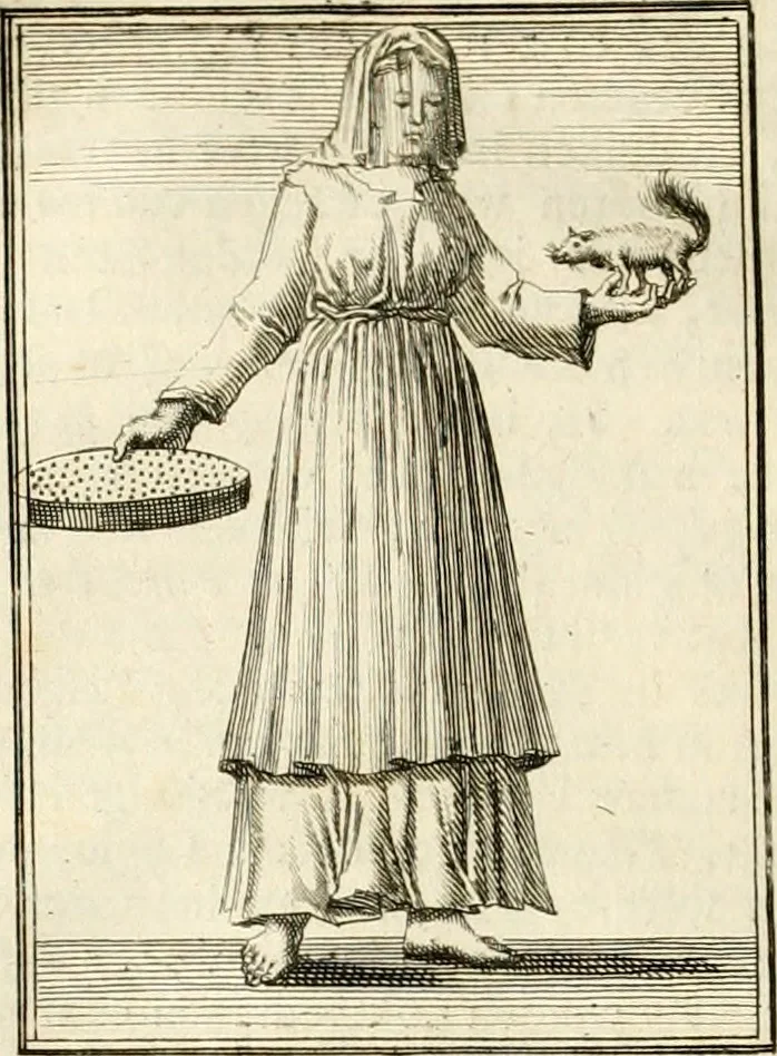 An illustration from Tafereel van overdeftige zinnebeelden : gemaelt naer de deuchden, ondeuchden, gemoetsdriften der menschen, straffen Godts, en zegeningen : eerst beschreven door Cesare Ripa, Pierius Valerianus, Orus Apollo, en anderen ..., 1722, leaf 129