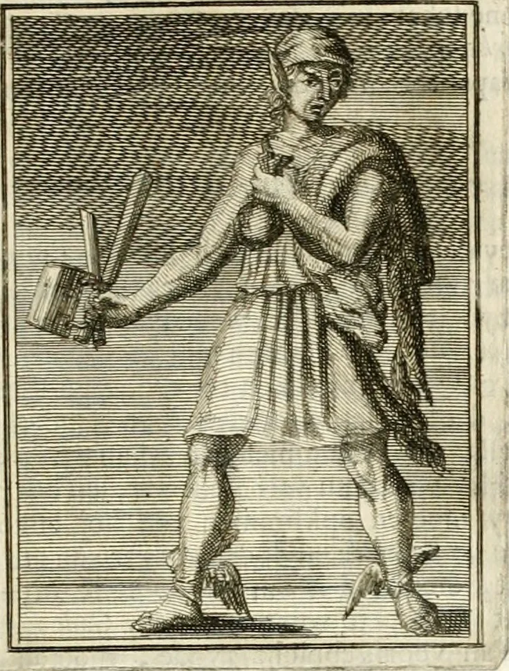 An illustration from Tafereel van overdeftige zinnebeelden : gemaelt naer de deuchden, ondeuchden, gemoetsdriften der menschen, straffen Godts, en zegeningen : eerst beschreven door Cesare Ripa, Pierius Valerianus, Orus Apollo, en anderen ..., 1722, leaf 226