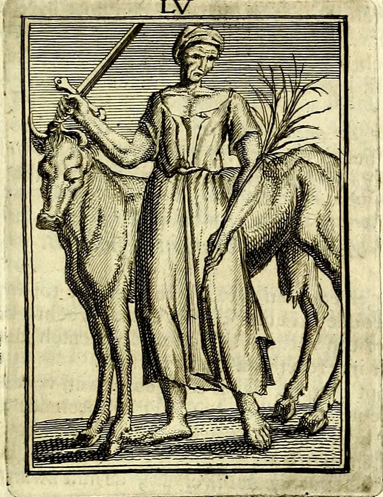 An illustration from Tafereel van overdeftige zinnebeelden, gemaelt naer de deuchden, ondeuchden, gemoetsdriften der menschen, straffen Godts, en zegeningen, 1722, leaf 356