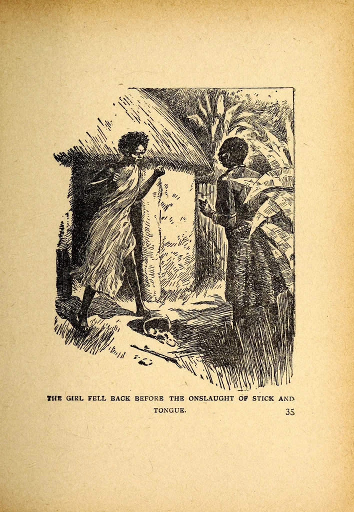 An illustration from Tales of the African wild, 1914, leaf 41