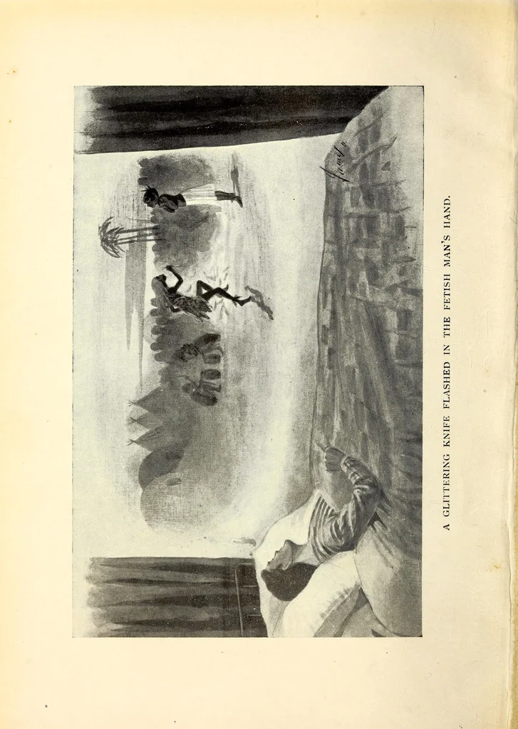 An illustration from Tales of the African wild, 1914, leaf 6
