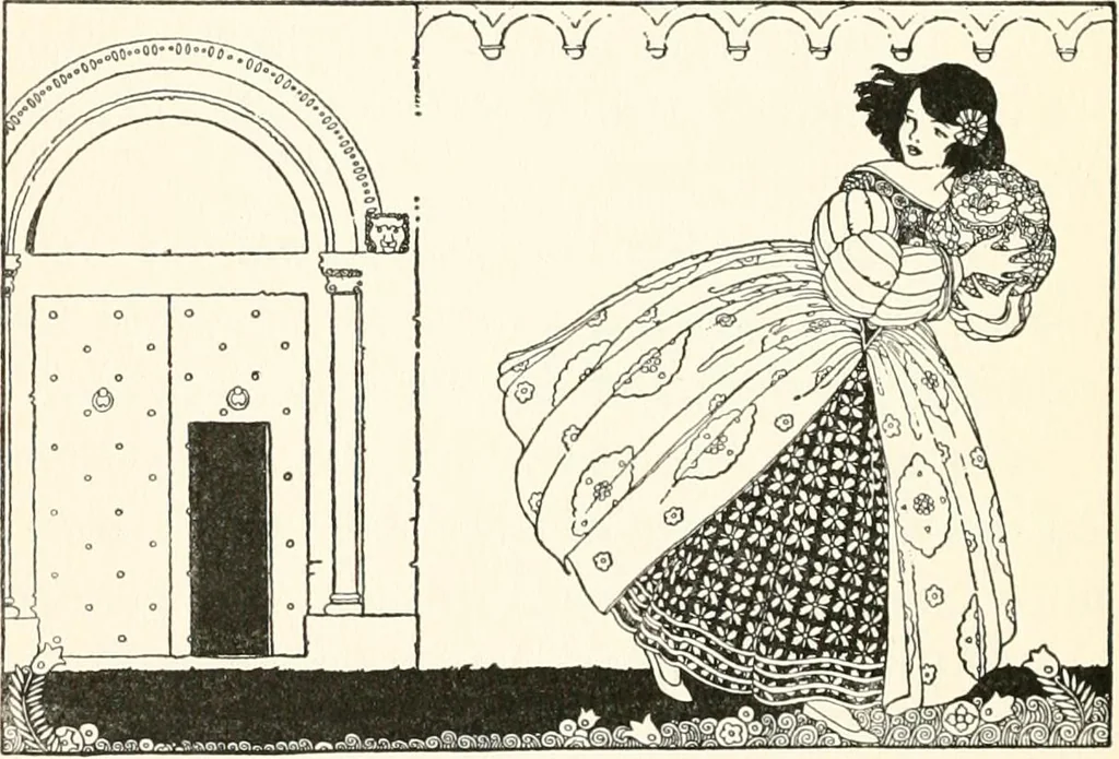 An illustration from Tales of enchantment from Spain, 1920, leaf 103