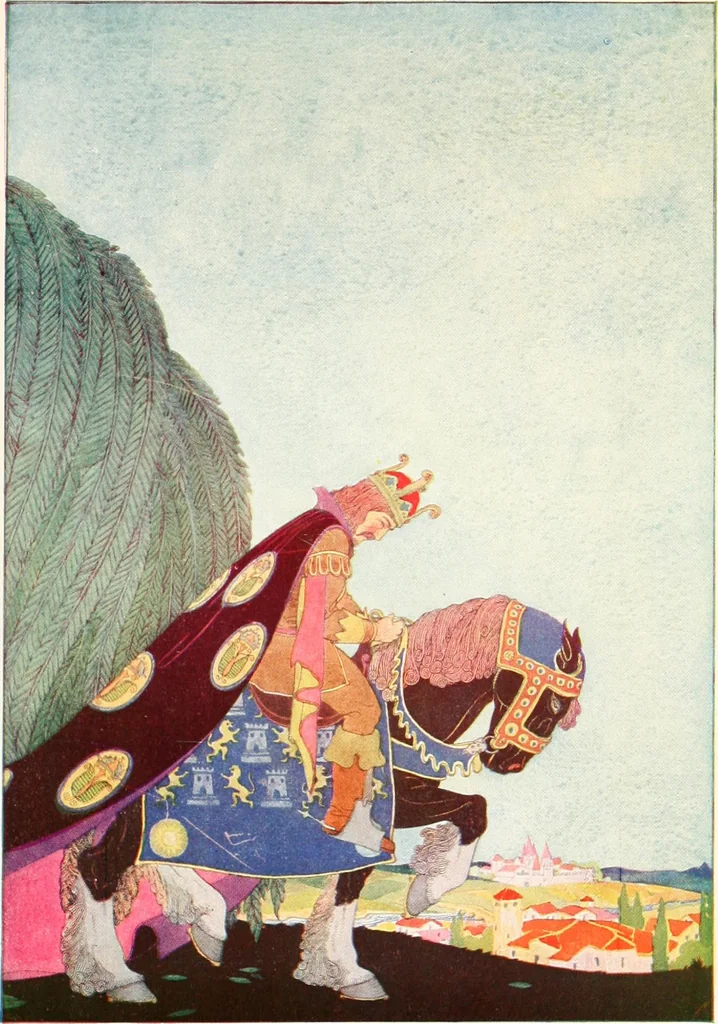 An illustration from Tales of enchantment from Spain, 1920, leaf 118
