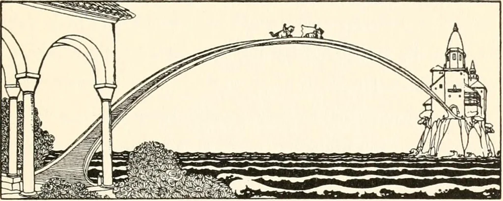 An illustration from Tales of enchantment from Spain, 1920, leaf 174