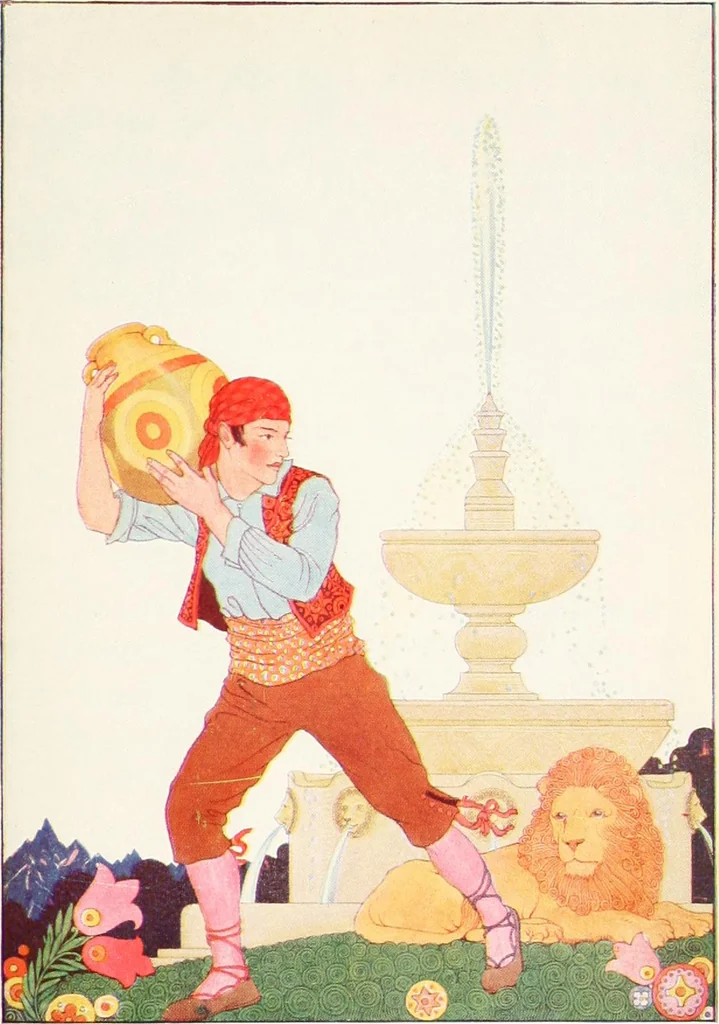 An illustration from Tales of enchantment from Spain, 1920, leaf 24