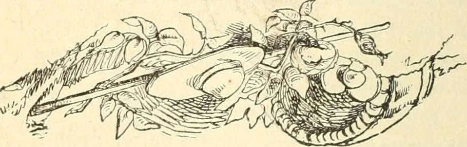 An illustration from Tales, poems and Masonic papers, 1877, leaf 107