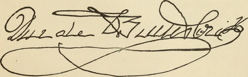 An illustration from Talks on graphology, the art of knowing character through handwriting, 1892, leaf 76
