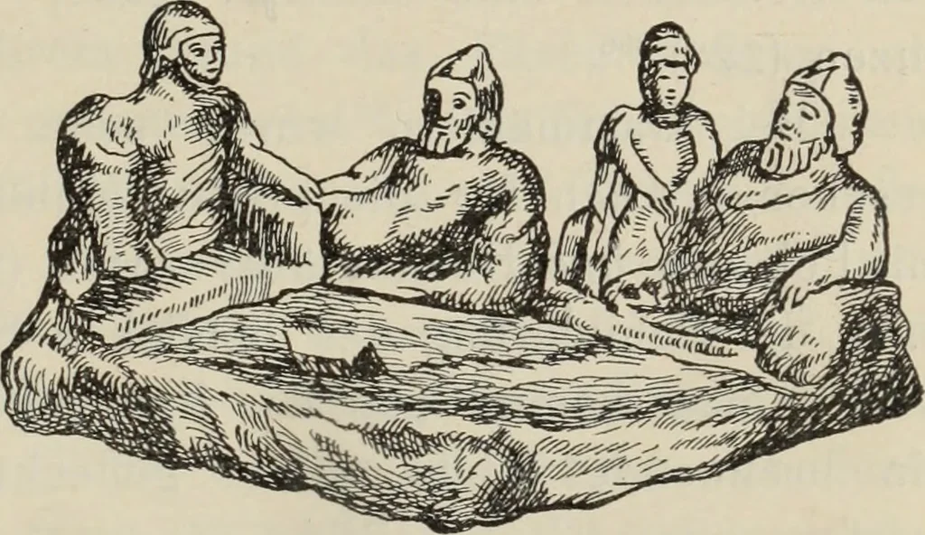 An illustration from Talmudische Archäologie, 1910, leaf 56