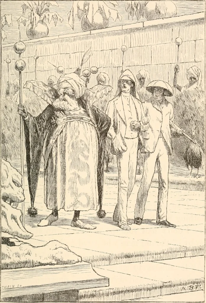 An illustration from A tangled tale, 1885, leaf 50