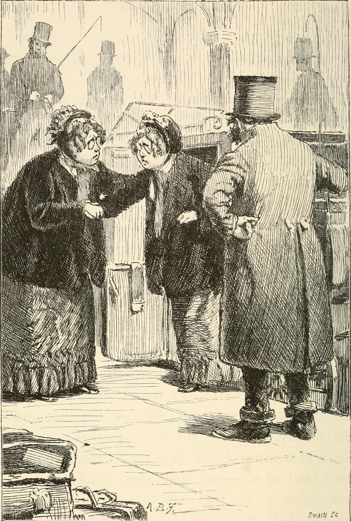 An illustration from A tangled tale, 1885, leaf 61