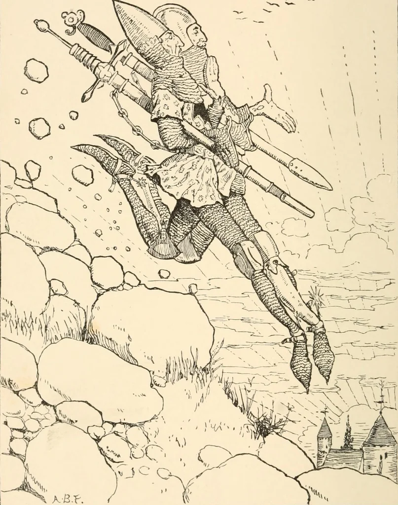 An illustration from A tangled tale, 1885, leaf 7