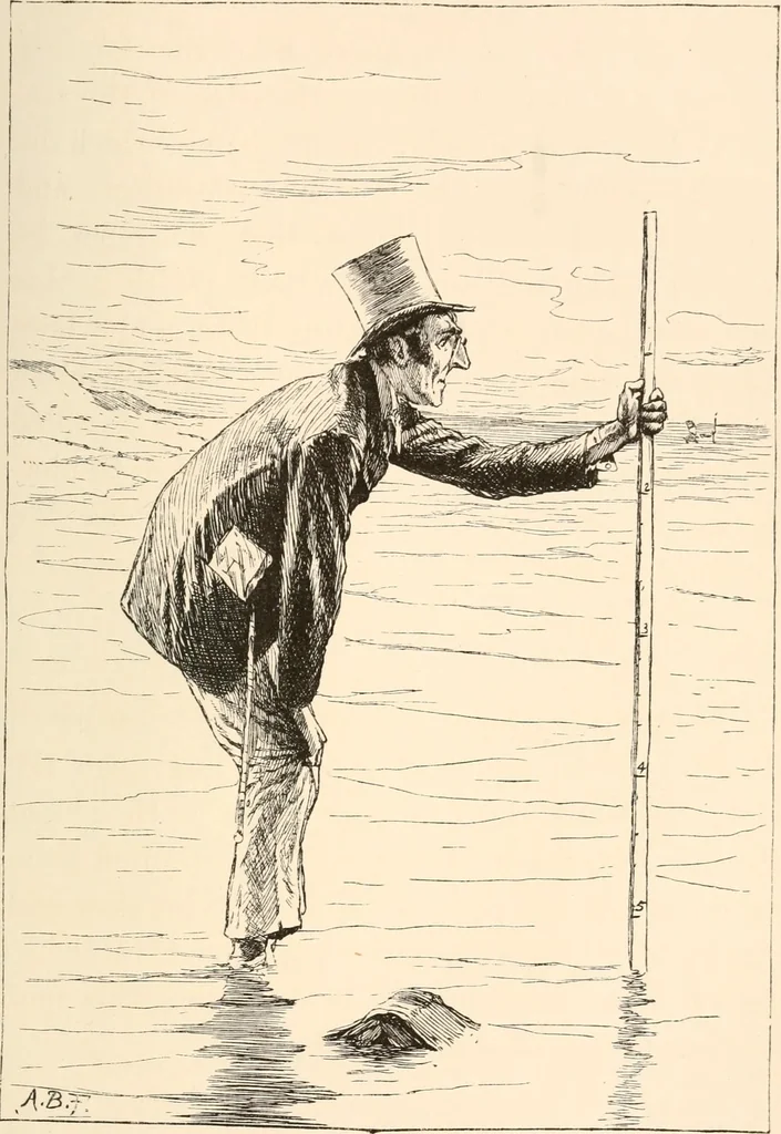 An illustration from A tangled tale, 1885, leaf 80