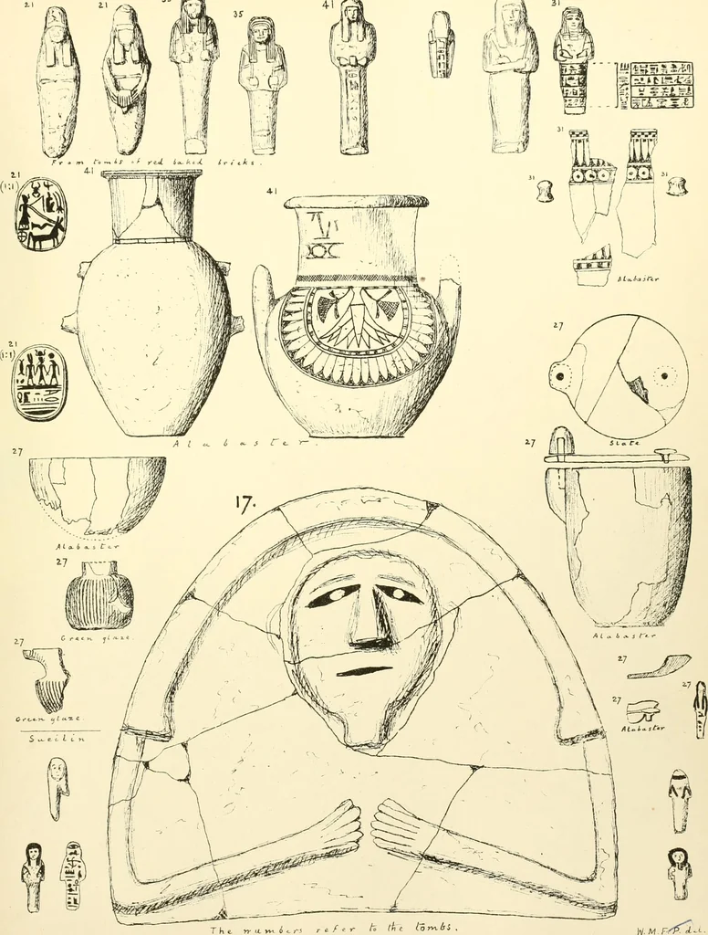 An illustration from Tanis, 1885, leaf 202