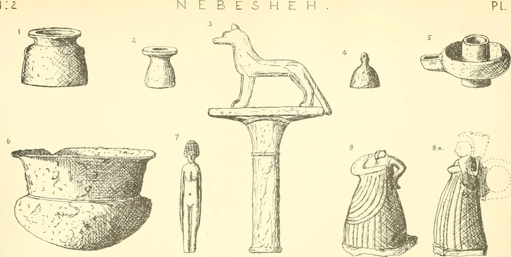 An illustration from Tanis, 1885, leaf 214