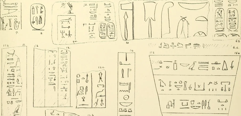 An illustration from Tanis, 1885, leaf 220
