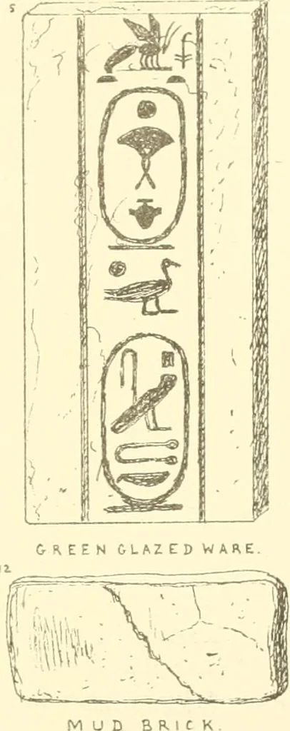 An illustration from Tanis, 1885, leaf 244