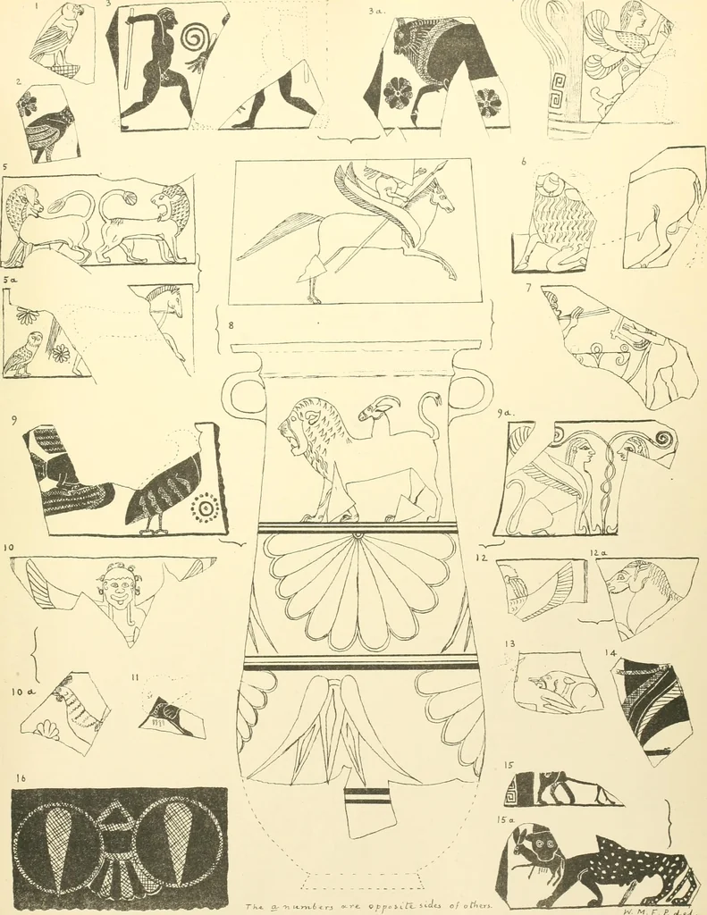 An illustration from Tanis, 1885, leaf 252