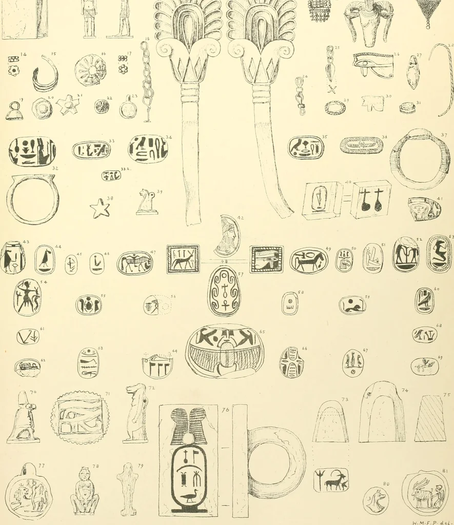 An illustration from Tanis, 1885, leaf 282