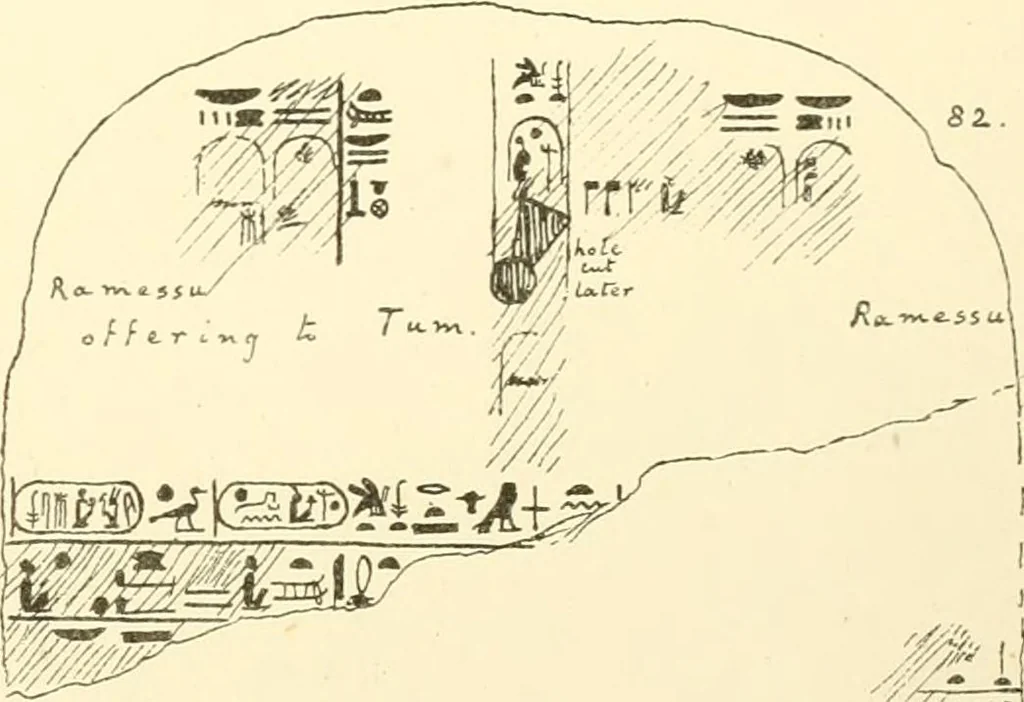 An illustration from Tanis, 1885, leaf 56