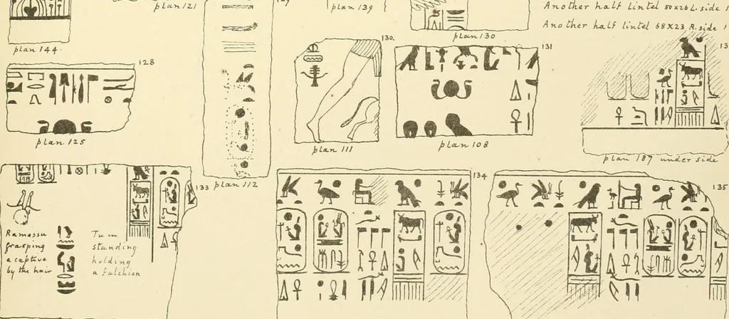 An illustration from Tanis, 1885, leaf 62